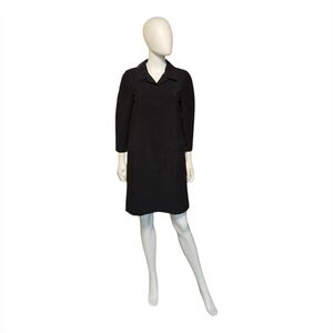 ​JIL SANDER | Archive SS2010 Raf Simons Black Technical Snap-Front Car Coat - 34